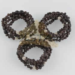 Amber teething bracelets Raw beads